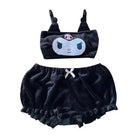 Pastel Goth Kuromi Lingerie Set for Cozy Nighttime Wear - Cosparty