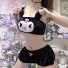 Pastel Goth Kuromi Lingerie Set for Cozy Nighttime Wear - lingerie