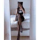 Pastel Goth Kuromi Lingerie Set for Cozy Nighttime Wear - Cosparty