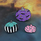 Pastel Goth Pumpkin Pins for Spooky and Kawaii Lovers - pin