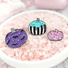 Spooky Pumpkin Enamel Pins Glitter Halloween Creepy Cute Lapel Brooch