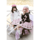 Pastel Goth Surprise Outfit with Heart Top and Layered Skirt - Cosparty