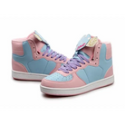 Pastel Harajuku High Top Sneakers with Winged Hearts - Shoes