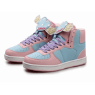 Pastel Harajuku High Top Sneakers with Winged Hearts - Cosparty