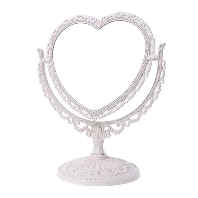 Pastel Heart Shaped Makeup Mirrors for Cosparty Bedrooms - Cosparty