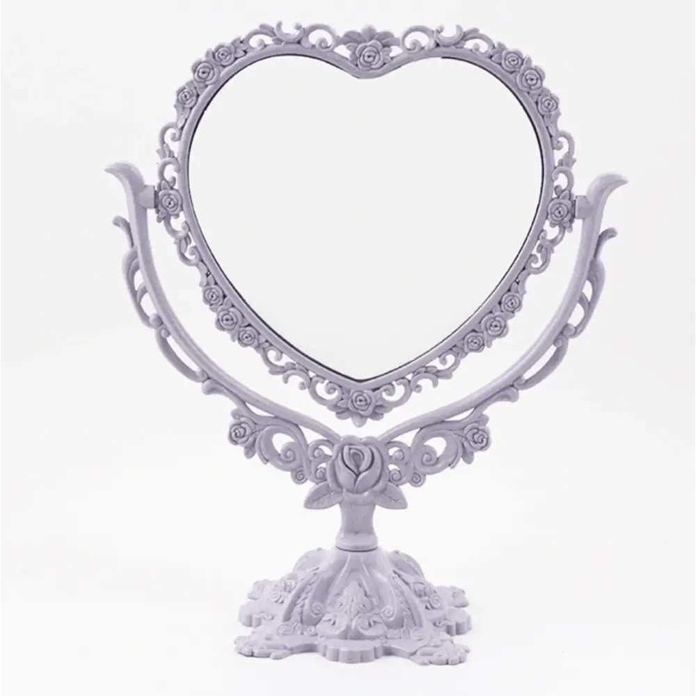 Pastel Heart Shaped Makeup Mirrors for Cosparty Bedrooms - Cosparty