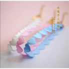 Pastel Heart Tattoo Necklace with Clasp Closure for a Dainty Look - necklace