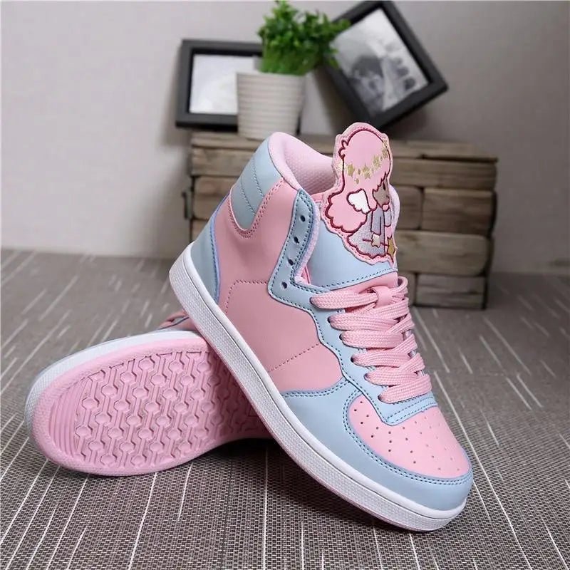 Pastel High Top Sneakers for Fairy - kei and Sweet Lolita Styles - Cosparty