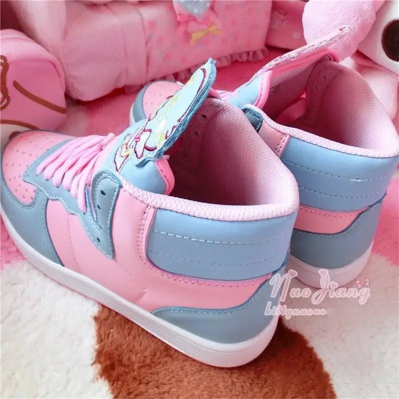 Pastel High Top Sneakers for Fairy - kei and Sweet Lolita Styles - Cosparty