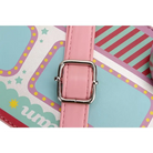 Pastel Ice Cream Truck Handbag with Adjustable Strap and Zipper Closure - purse