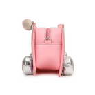 Pastel Ice Cream Truck Handbag with Adjustable Strap and Zipper Closure - purse