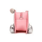 Pastel Ice Cream Truck Handbag with Adjustable Strap and Zipper Closure - Cosparty