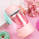 Pastel Kawaii Bunny Water Bottles Made of Safe Glass - Accessories