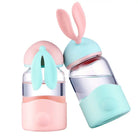 Pastel Kawaii Bunny Water Bottles Made of Safe Glass - Accessories