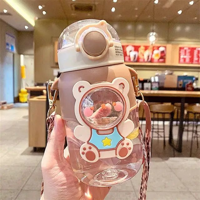 Pastel Kawaii Cat and Bunny Water Bottles for Cute Lovers - Cosparty