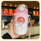 Pastel Kawaii Cat and Bunny Water Bottles for Cute Lovers - Cosparty