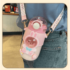 Pastel Kawaii Cat and Bunny Water Bottles for Cute Lovers - Cosparty