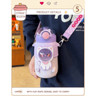 Pastel Kawaii Cat and Bunny Water Bottles for Cute Lovers - Cosparty