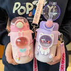 Pastel Kawaii Cat and Bunny Water Bottles for Cute Lovers - sippy cup