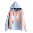 Pastel Kitten Hoodie for Cat Lovers - Cosparty