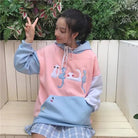 Pastel Kitten Hoodie for Cat Lovers - Cosparty