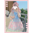 Pastel Kitten Themed Lolita Dress for Playful Princesses - Dress