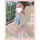 Pastel Kitten Themed Lolita Dress for Playful Princesses - Dress