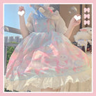 Pastel Kitten Themed Lolita Dress for Playful Princesses - Dress