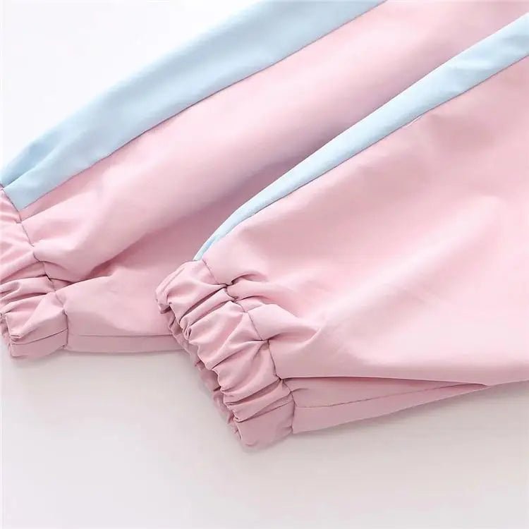 Pastel Love You Windbreaker Coat Inspired by Fairy Kei Fashion - Cosparty