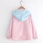 Pastel Love You Windbreaker Coat Inspired by Fairy Kei Fashion - Cosparty