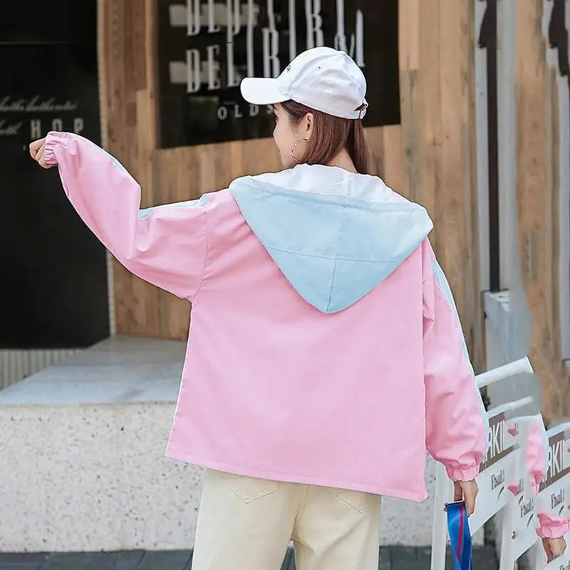 Pastel Love You Windbreaker Coat Inspired by Fairy Kei Fashion - coat