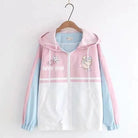Pastel Love You Windbreaker Coat Inspired by Fairy Kei Fashion - Cosparty