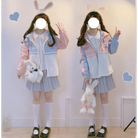 Pastel Love You Windbreaker Coat Inspired by Fairy Kei Fashion - coat