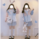 Pastel Love You Windbreaker Coat Inspired by Fairy Kei Fashion - Cosparty