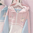 Pastel Love You Windbreaker Coat Inspired by Fairy Kei Fashion - Cosparty