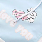 Pastel Love You Windbreaker Coat Inspired by Fairy Kei Fashion - Cosparty