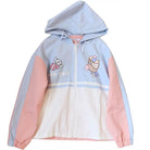 Pastel Love You Windbreaker Coat Inspired by Fairy Kei Fashion - coat