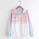 Pastel Love You Windbreaker Coat Inspired by Fairy Kei Fashion - coat