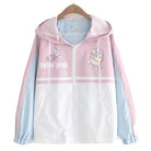 Pastel Love You Windbreaker Coat Inspired by Fairy Kei Fashion - Cosparty