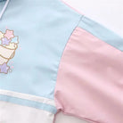 Pastel Love You Windbreaker Coat Inspired by Fairy Kei Fashion - coat