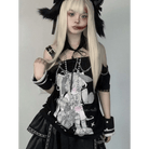 Pastel Menhera Off The Shoulder Tee for Kawaii Anime Lovers - Cosparty