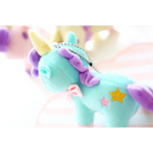 Pastel Miniature Unicorn Plush Keychain and Phone Strap - Plush