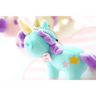 Pastel Miniature Unicorn Plush Keychain and Phone Strap - Cosparty