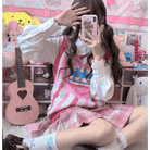 Pastel Party - Kei Birthday Cake Knit Vest for Sweet Celebrations - Cosparty