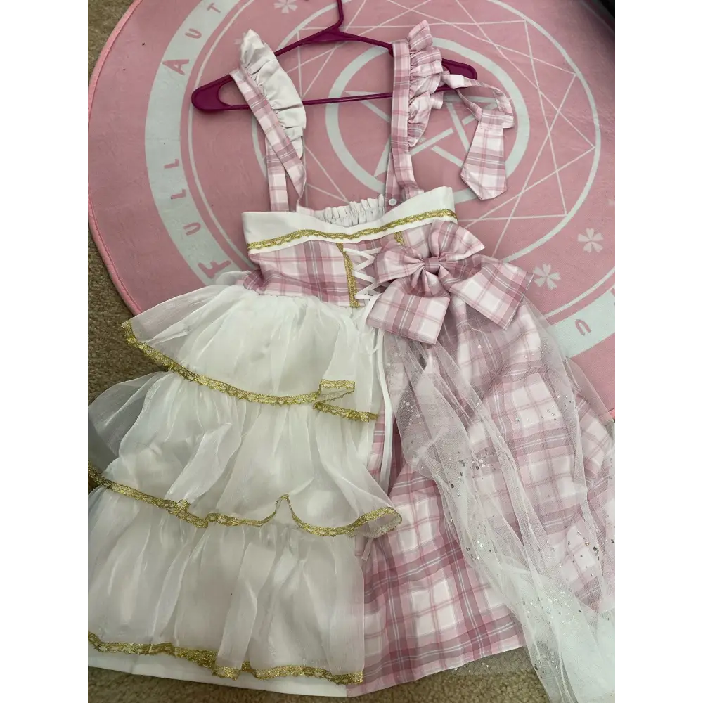 Pastel Patchwork Cherry Blossom Lolita Dress for Kawaii Princesses - dress