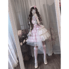 Pastel Patchwork Cherry Blossom Lolita Dress for Kawaii Princesses - Cosparty
