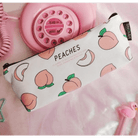 Pastel Peach Cosmetic and Pencil Bags - Cosparty