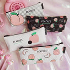 Pastel Peach Cosmetic and Pencil Bags - Cosparty