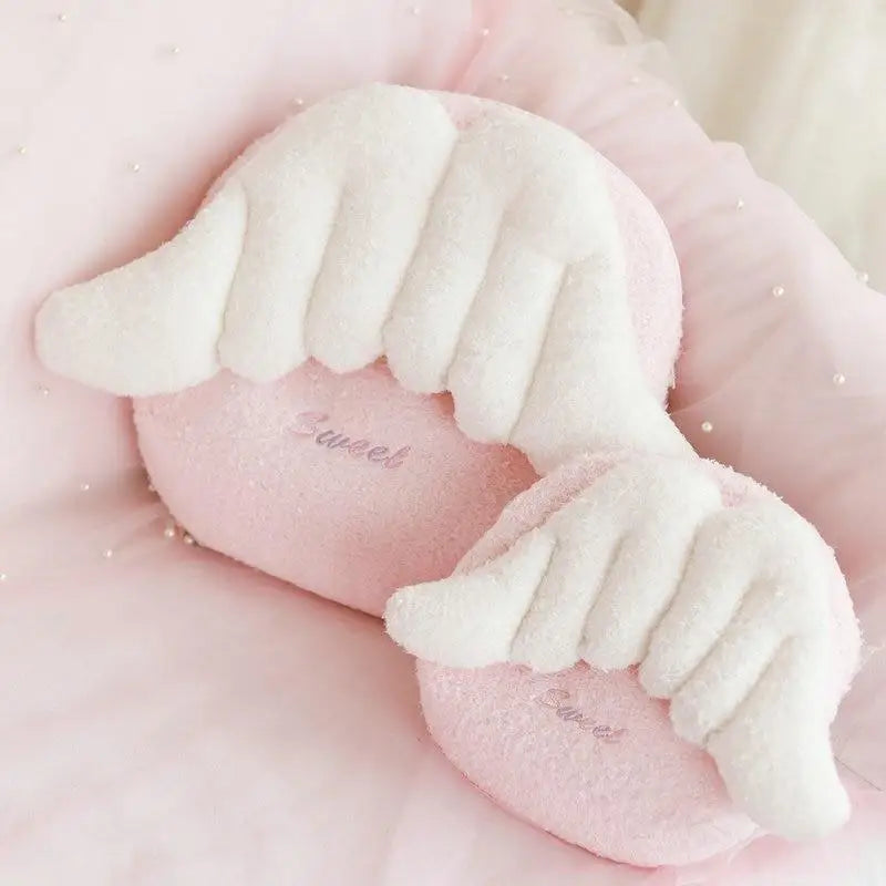 Pastel Pink Angel Plush Backpack Style for Kawaii Storage Needs - backpack