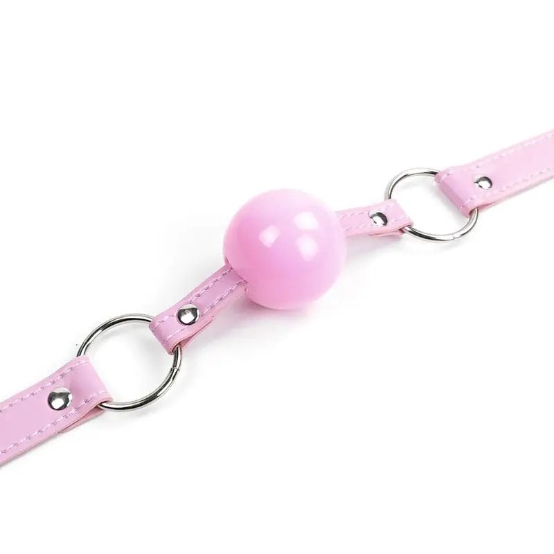Pastel Pink Ball Style Gag in Vegan and Non - Toxic Materials - Cosparty